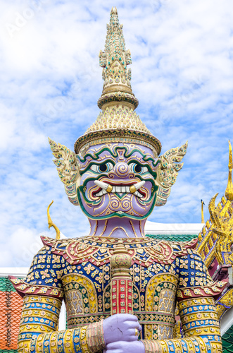 Demon Guardian in Wat Phra Kaew © kitinut