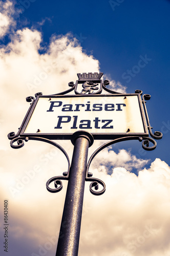 pariser platz in Berlin, Germany