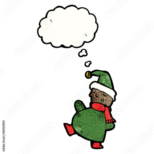 cartoon christmas elf