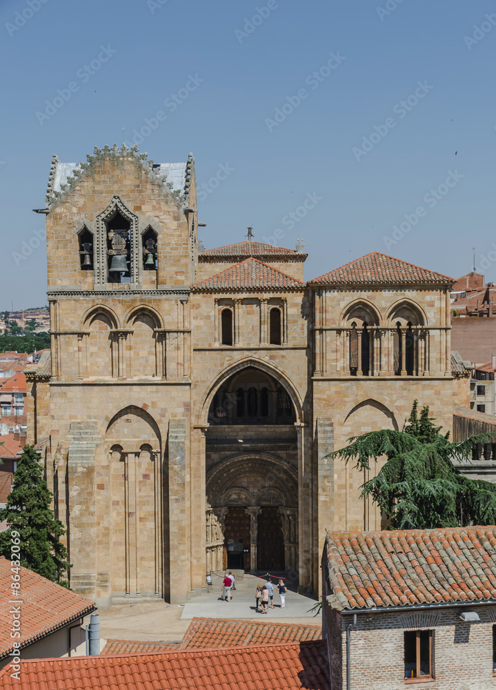 Fototapeta premium Avila. Basilica of San Vicente
