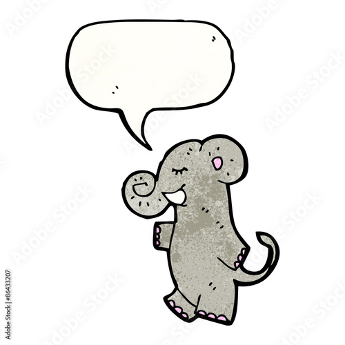 funny cartoon elephant