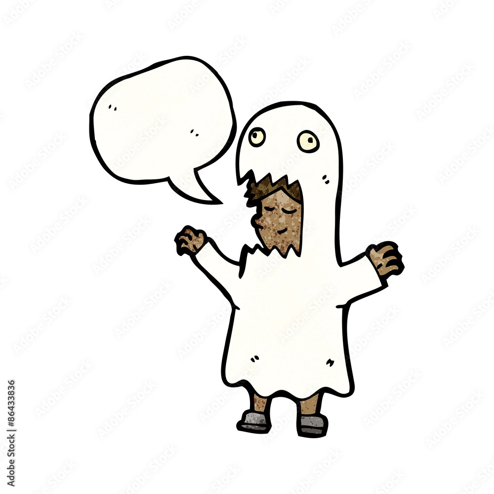 cartoon ghost costume cartoon ghost costume