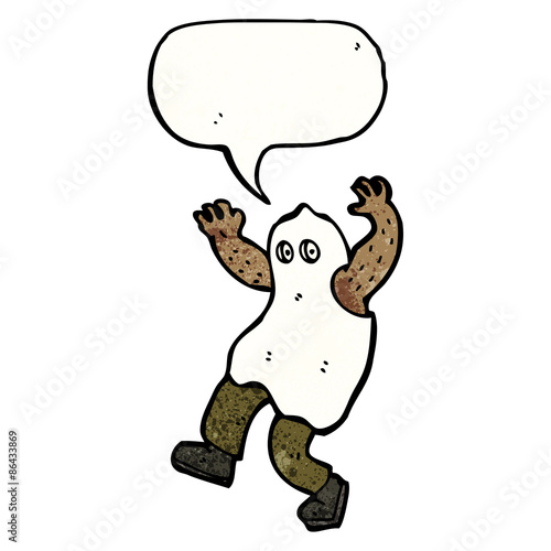 cartoon ghost costume