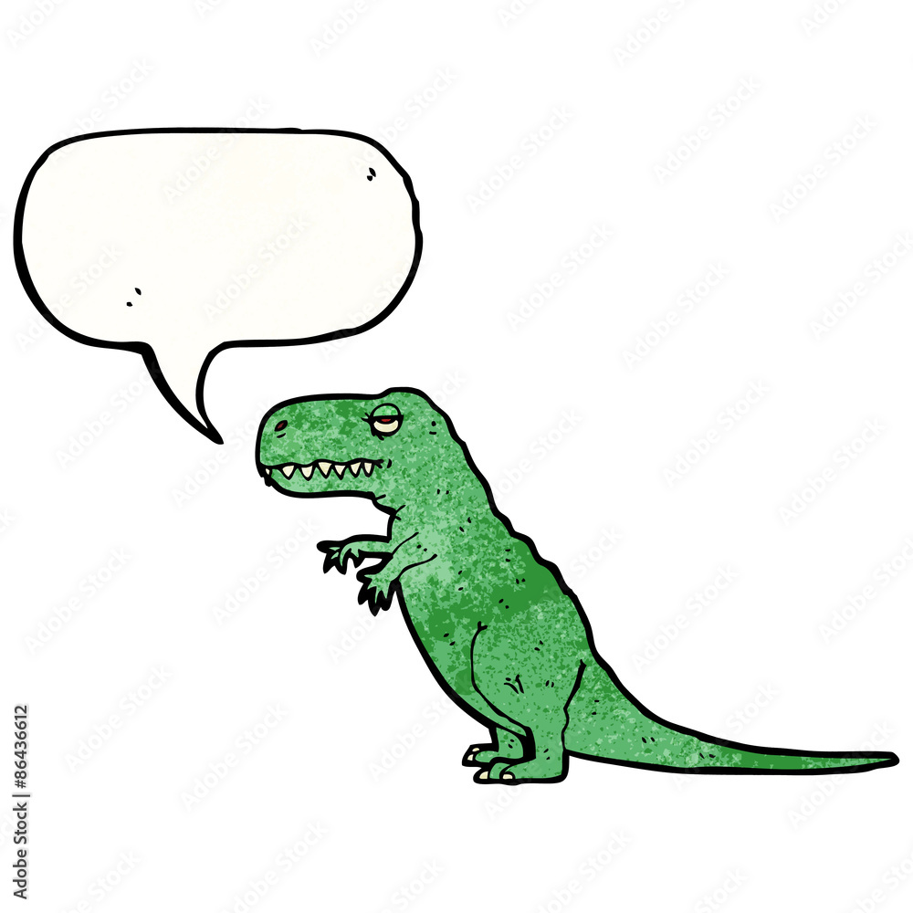Obraz premium cartoon dinosaur