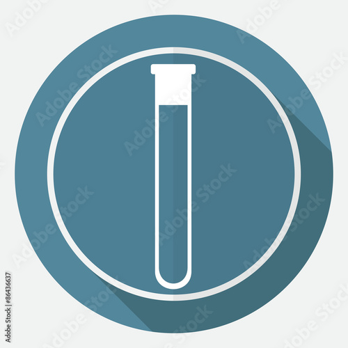 vitro icon on white circle with a long shadow