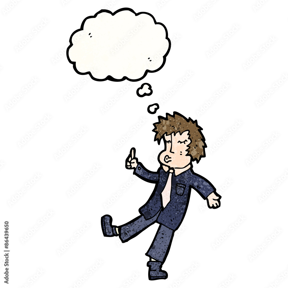cartoon man explaining great idea cartoon man explaining great idea
