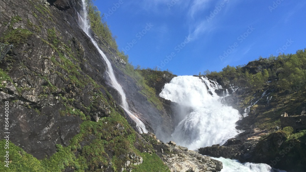 Kjosfossen Waterfalls Kjosfossen Waterfalls