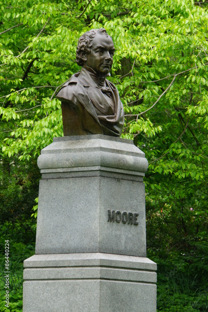 Obraz premium Thomas Moore-Denkmal im Central-Park