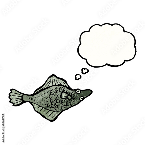 cartoon flat fish