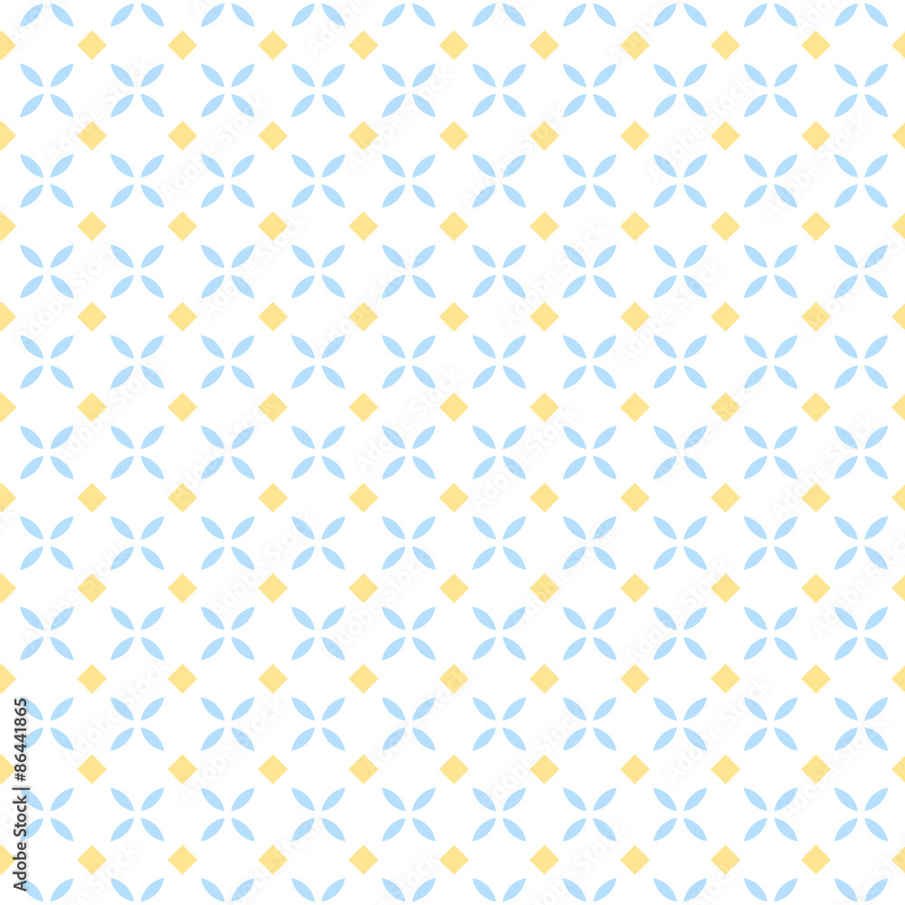 Fototapeta premium Simple seamless pattern in retro colors