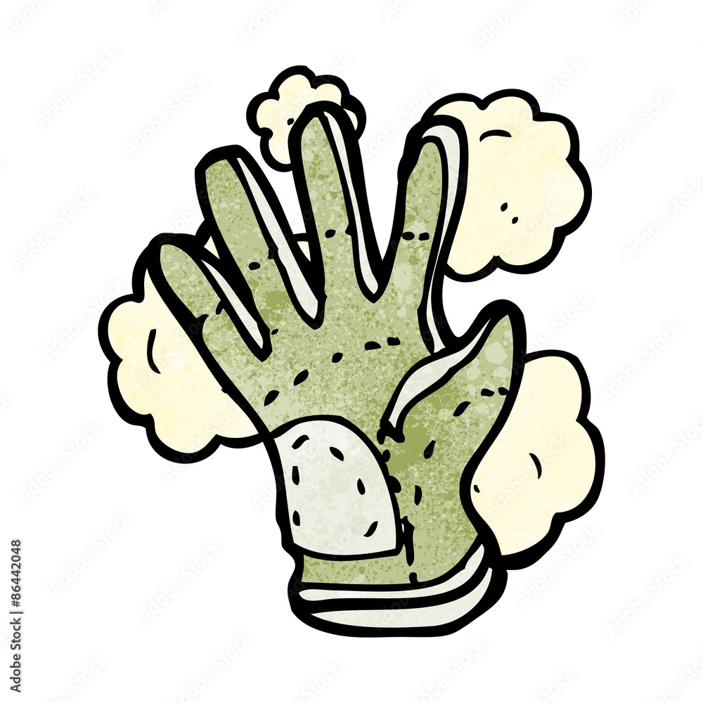 cartoon protective glove