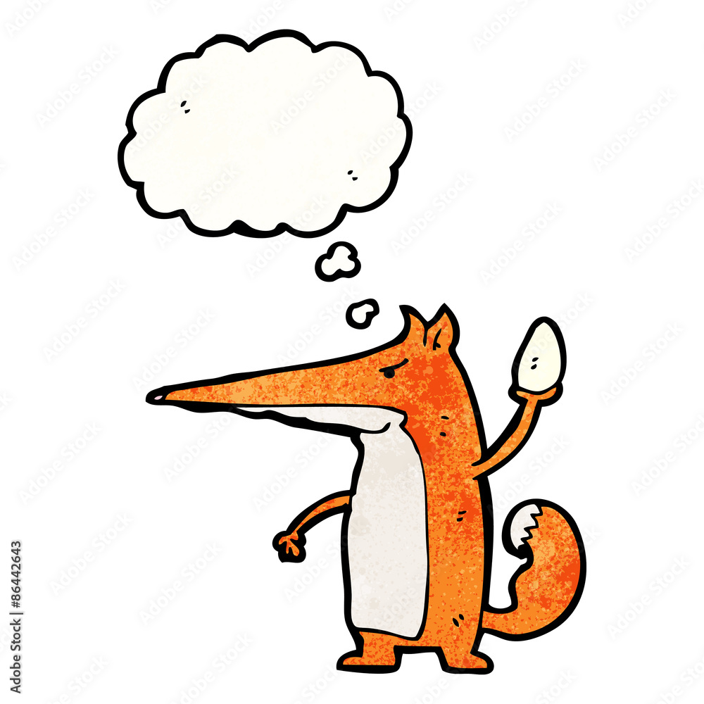 cartoon fox throwing egg cartoon fox throwing egg