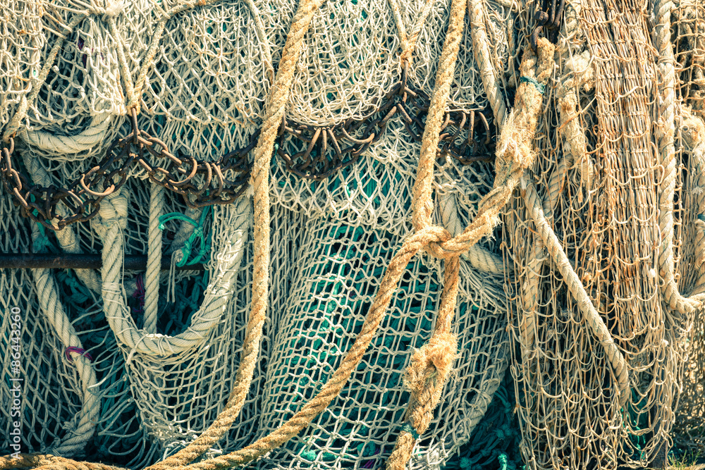 Old fishing nets Old fishing nets