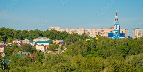 View of the city in the Middle Volga Ulyanovsk Russia