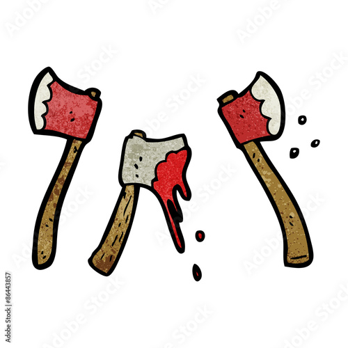 cartoon axes