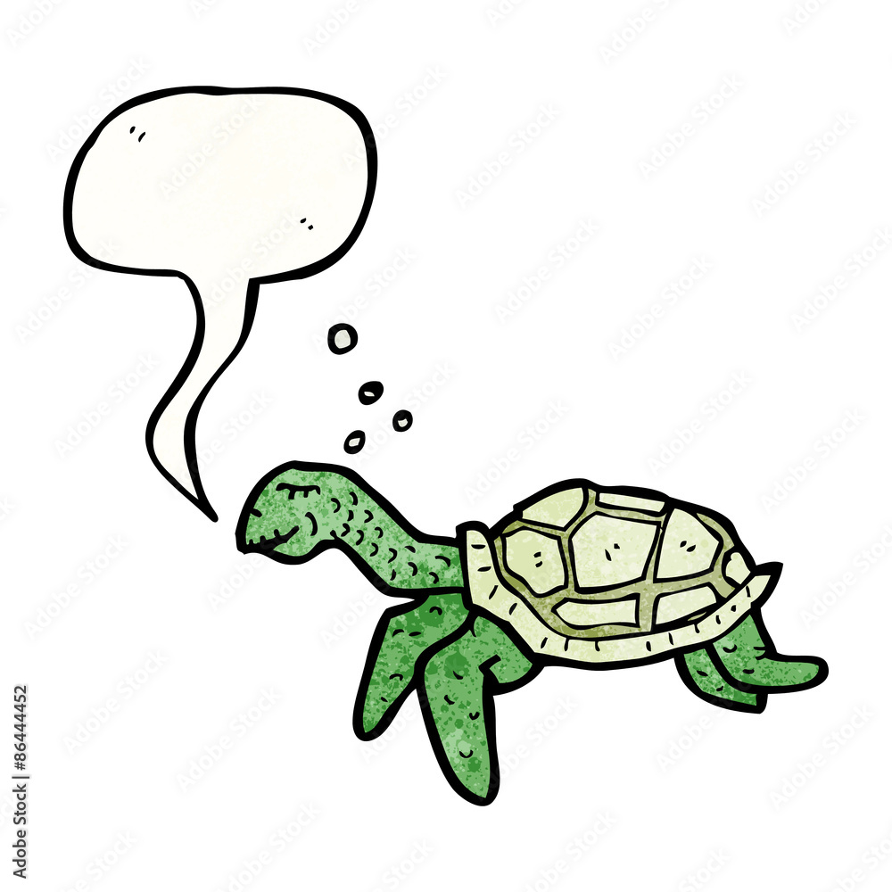 Obraz premium cartoon turtle
