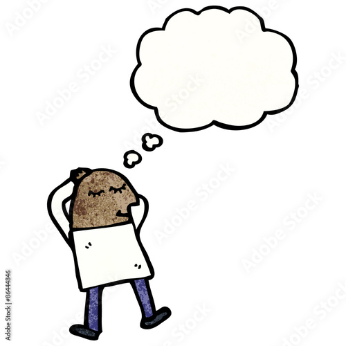 relaxed man cartoon