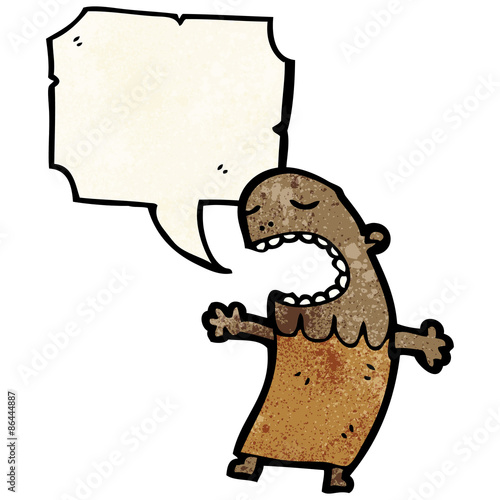 cartoon tribesman