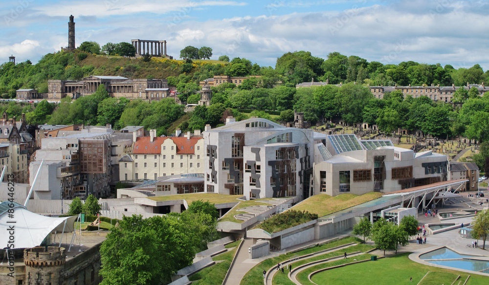 Edinburgh, Parlament und Calton Hill