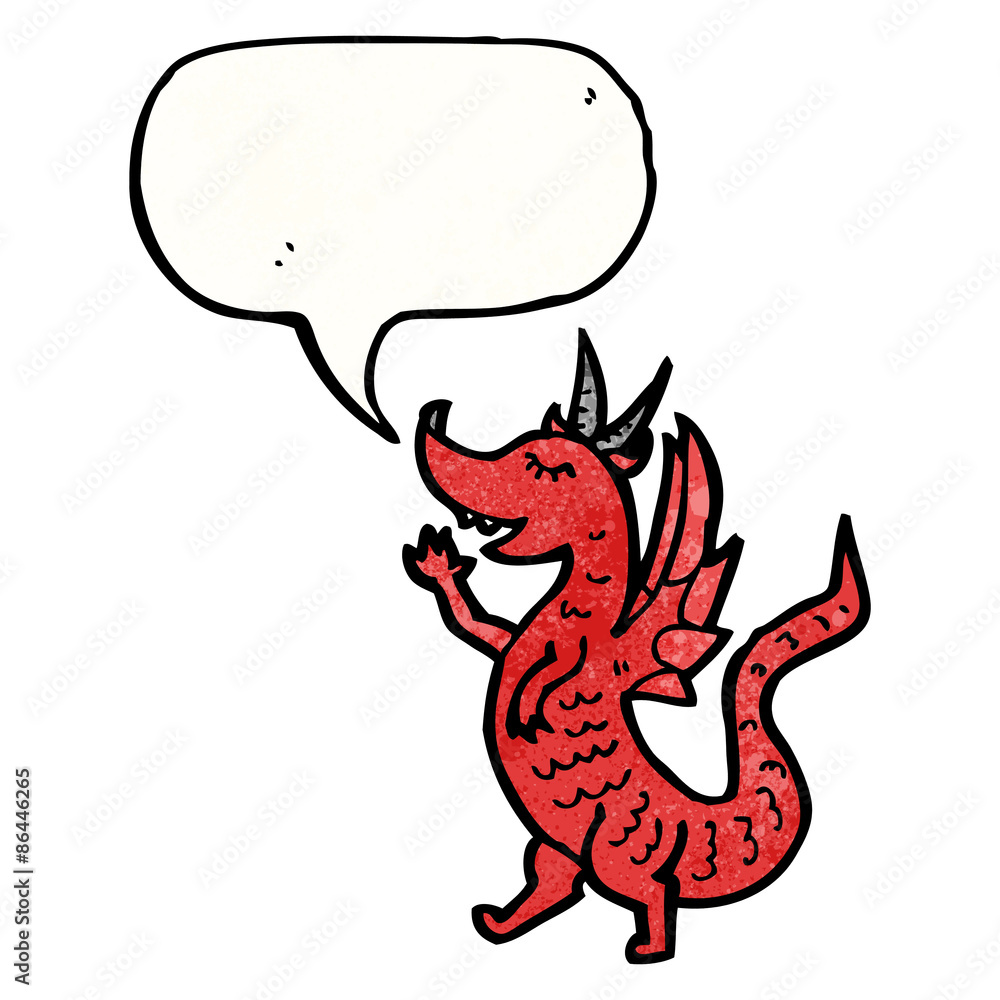 cartoon little red dragon cartoon little red dragon