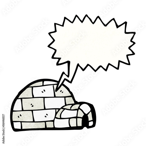 cartoon igloo