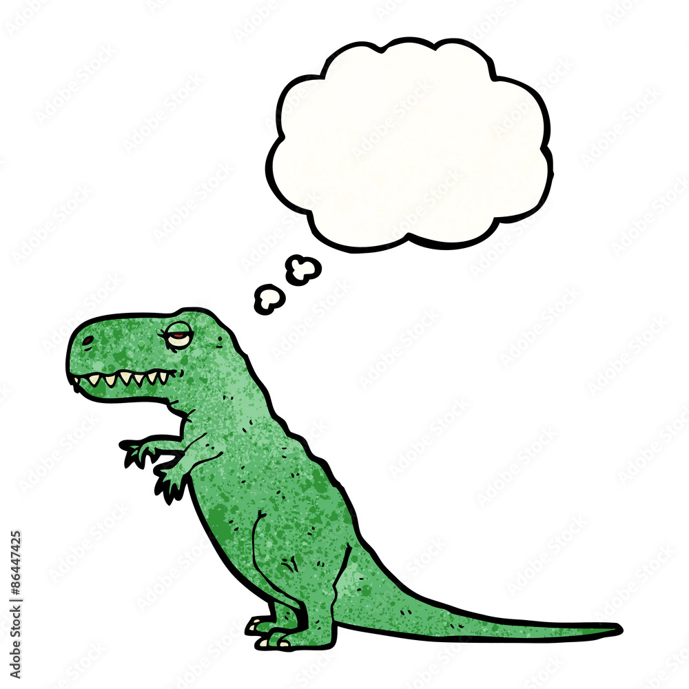 t-rex with thought bubble t-rex with thought bubble