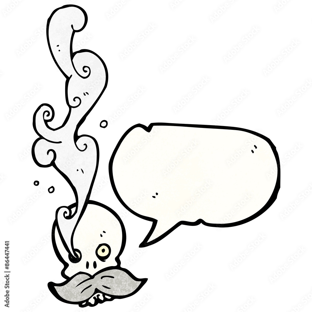 smoking skull cartoon smoking skull cartoon