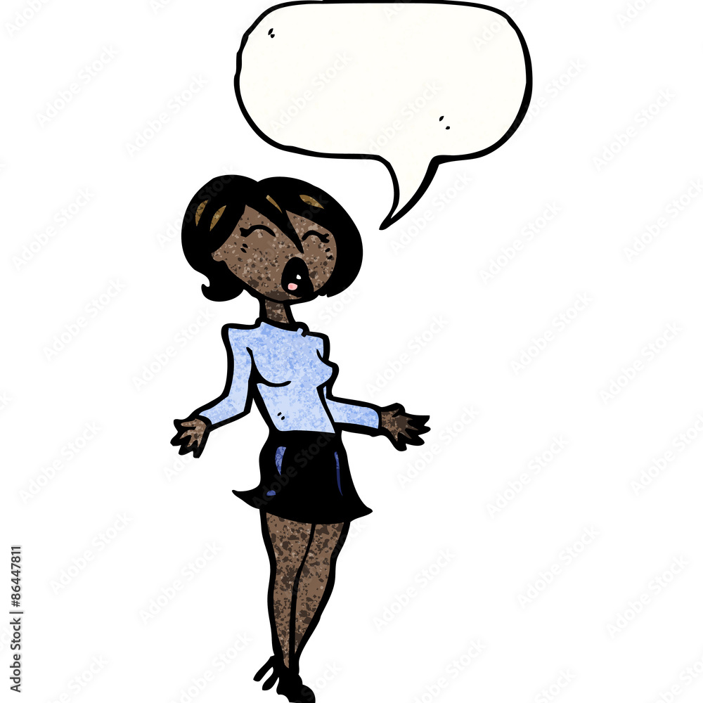 cartoon woman in short skirt cartoon woman in short skirt