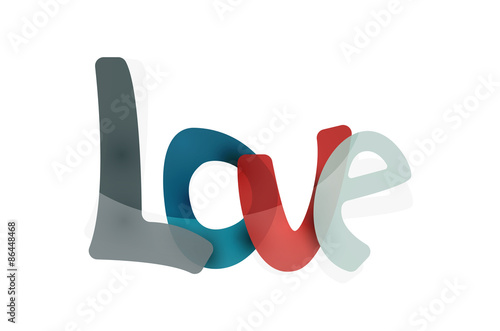 Love hand lettering, calligraphy