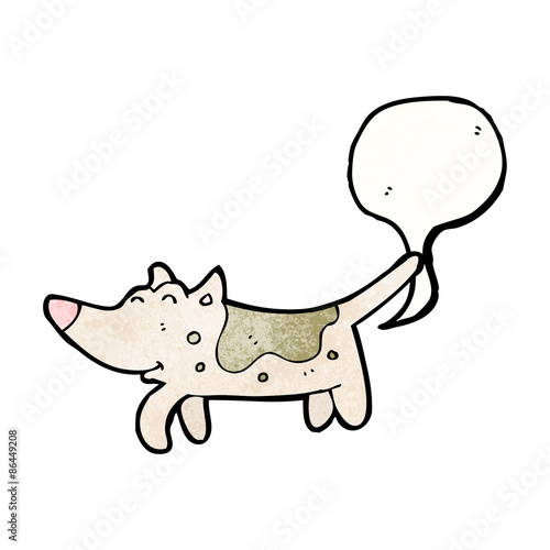 farting dog cartoon