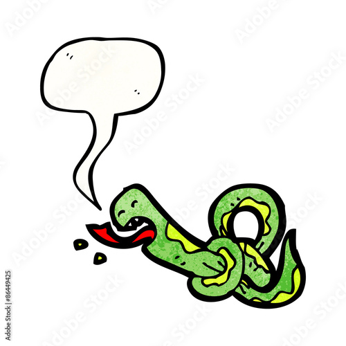 cartoon knotted snake