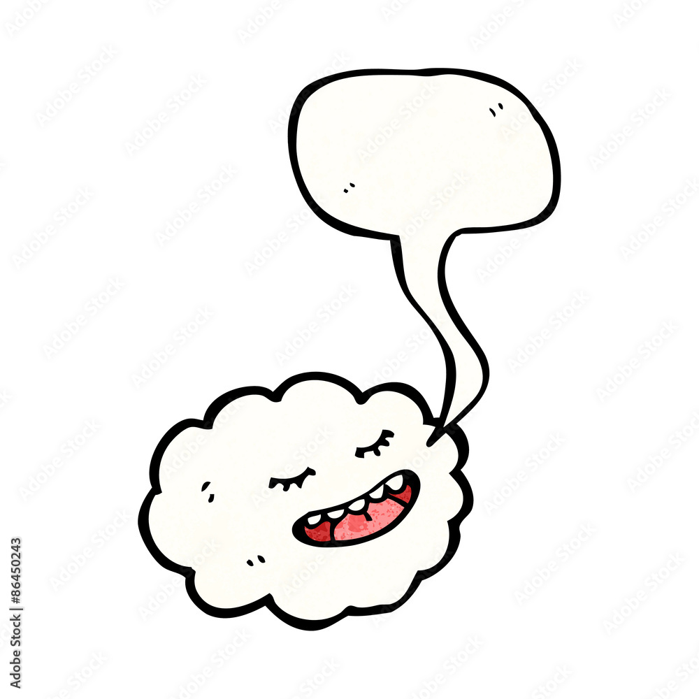 cartoon cloud with speech bubble cartoon cloud with speech bubble