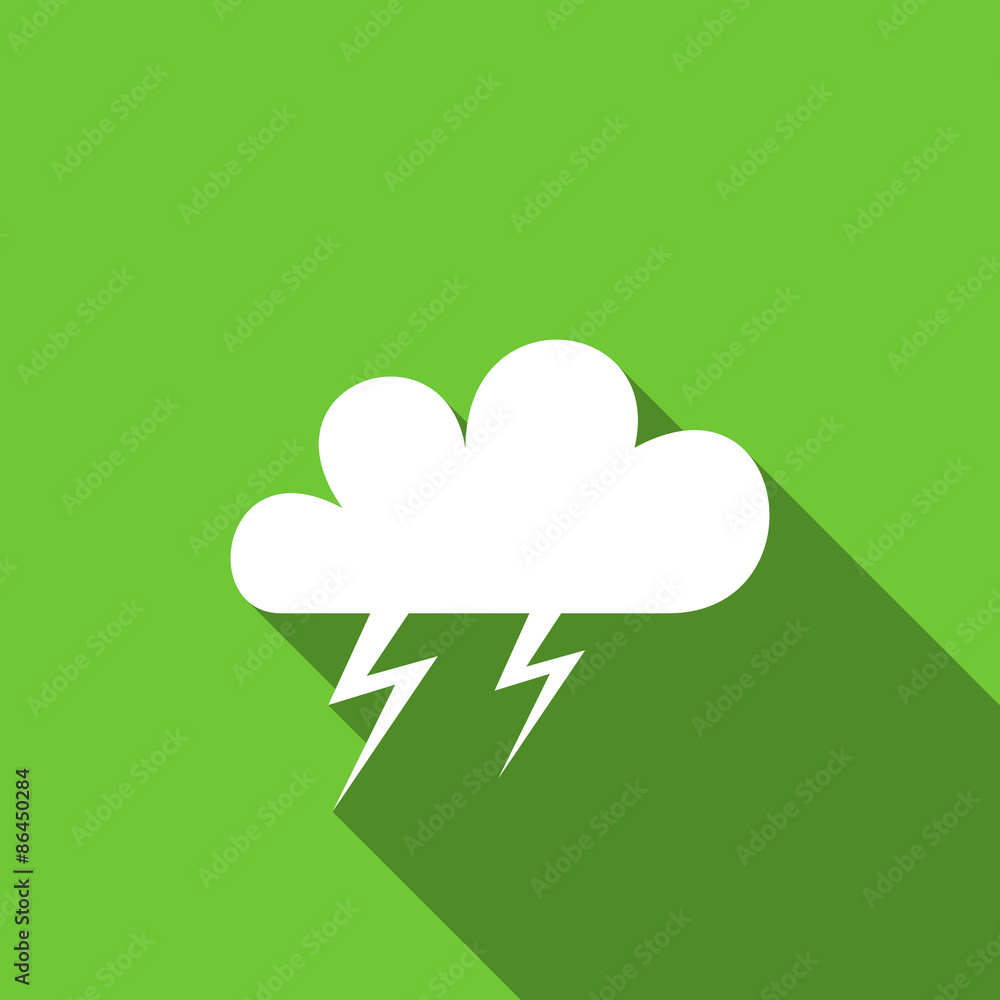 storm flat icon waether forecast sign storm flat icon waether forecast sign