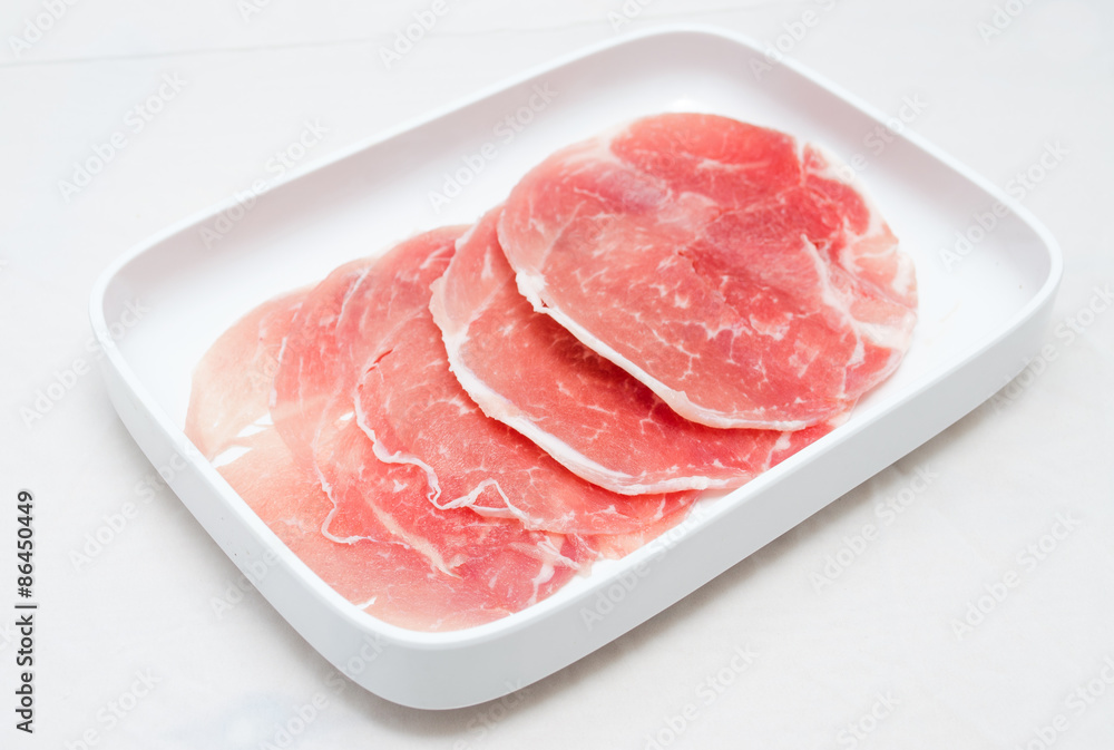 Beef Served on a Plates. Shabu traditional Japanese food. Beef Served on a Plates. Shabu traditional Japanese food.