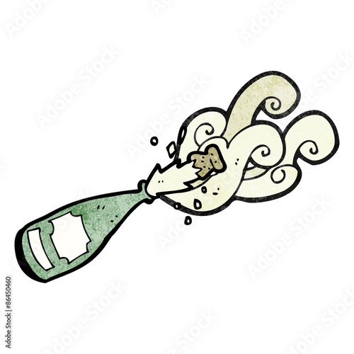 sparkling champagne cartoon