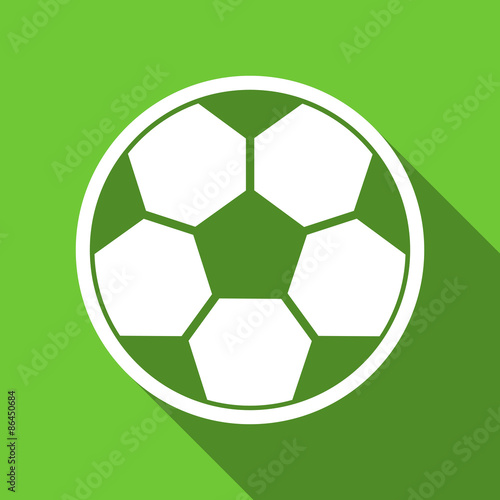 soccer flat icon football sign