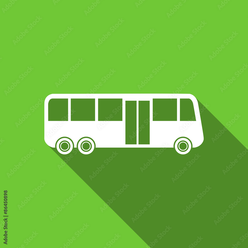 bus flat icon public transport sign bus flat icon public transport sign