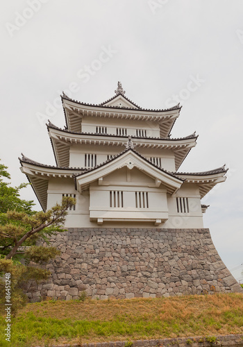 Main keep of Oshi castle in Gyoda town, Japan