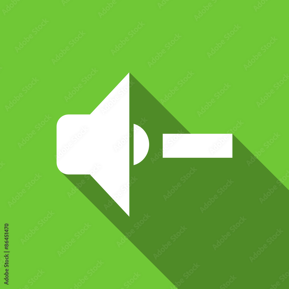 speaker volume flat icon music sign speaker volume flat icon music sign