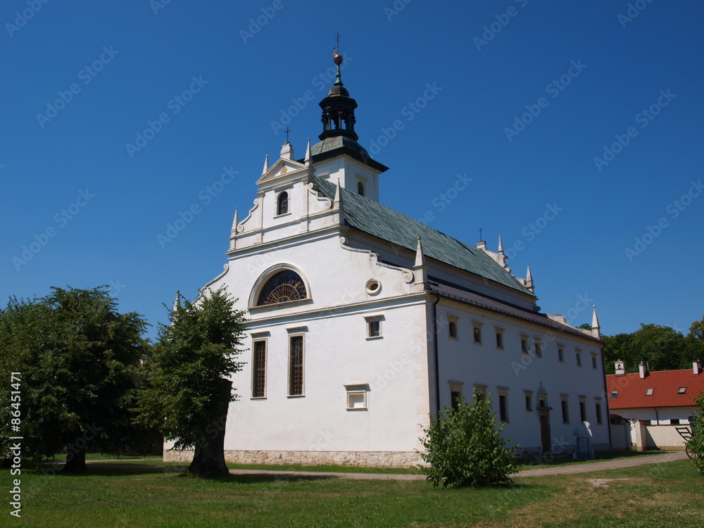 The church of the Annunciation of the Virgin Mary within the Camaldolese monks' Hermitage of the Golden Forest, Rytwiany, Poland