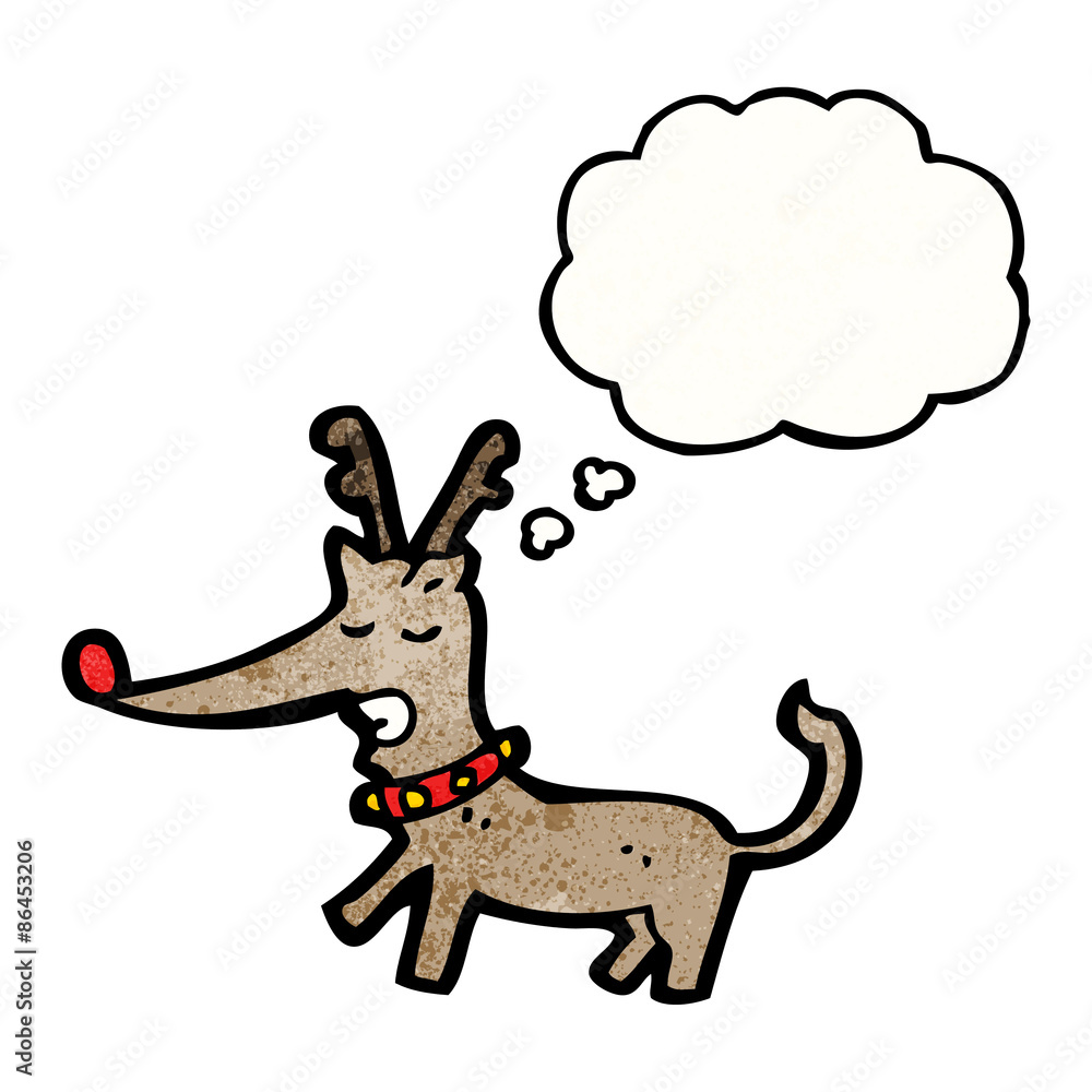 Obraz premium cartoon reindeer