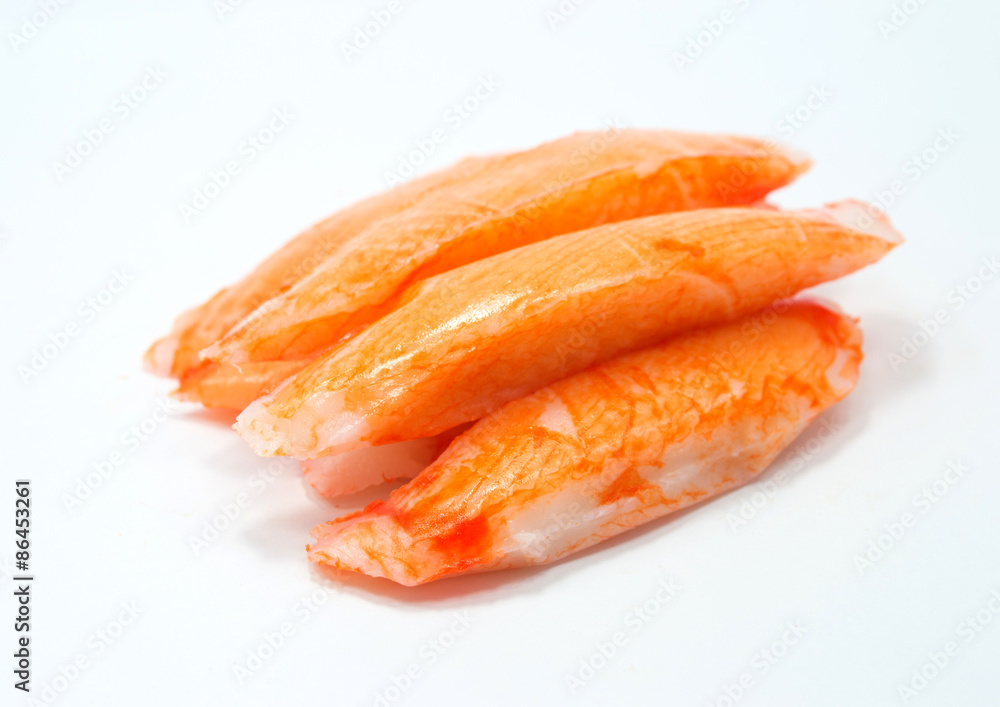 Alaska crab sticks Imitation food Alaska crab sticks Imitation food