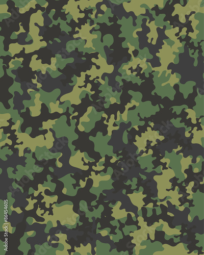 Camouflage seamless pattern, vector