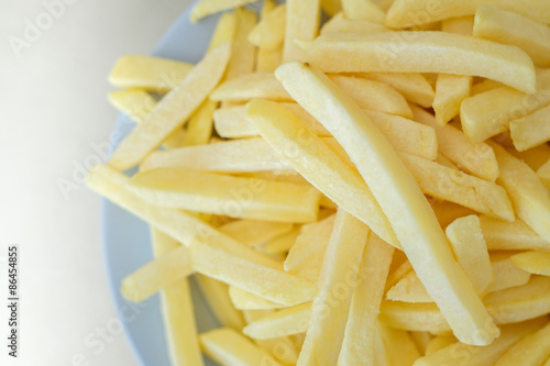 raw french fries