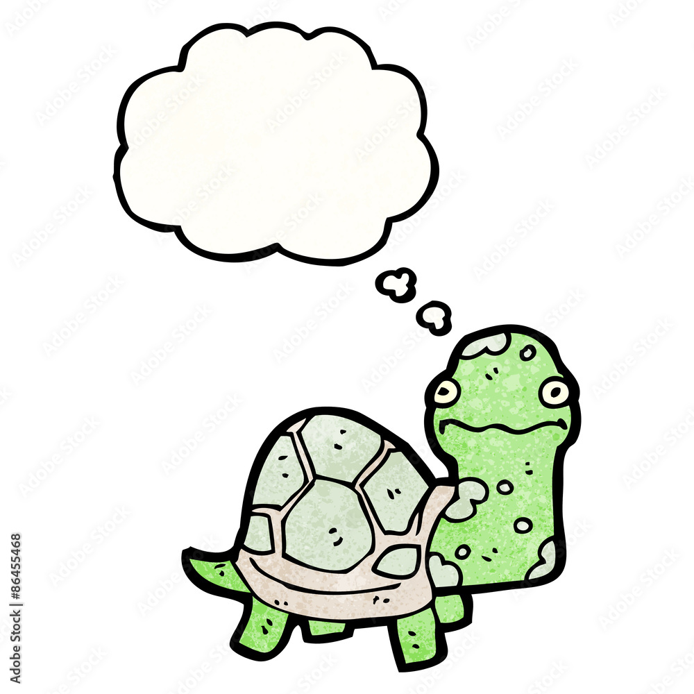Naklejka premium cartoon tortoise