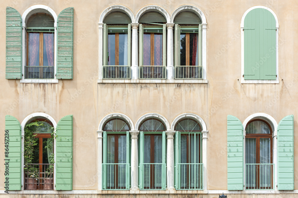 Classic residential building in Venice, Italy