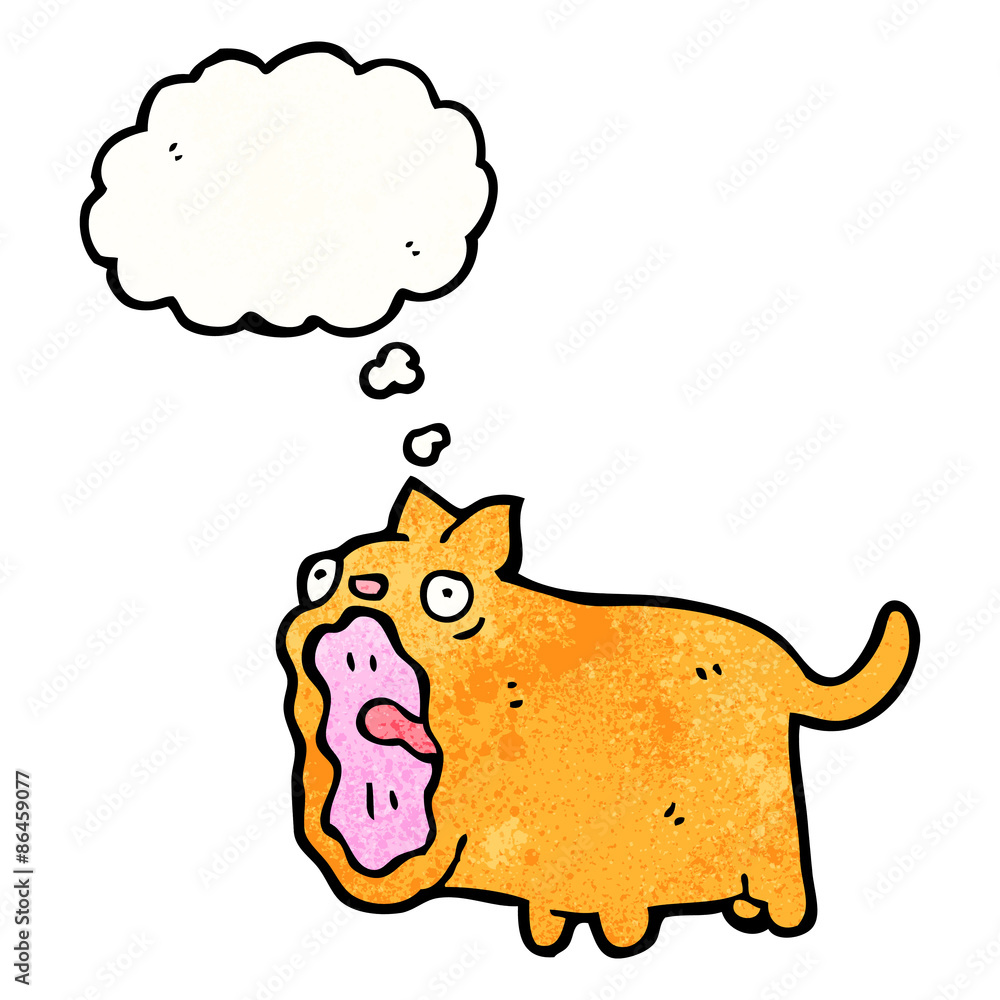 Fototapeta premium funny cartoon cat