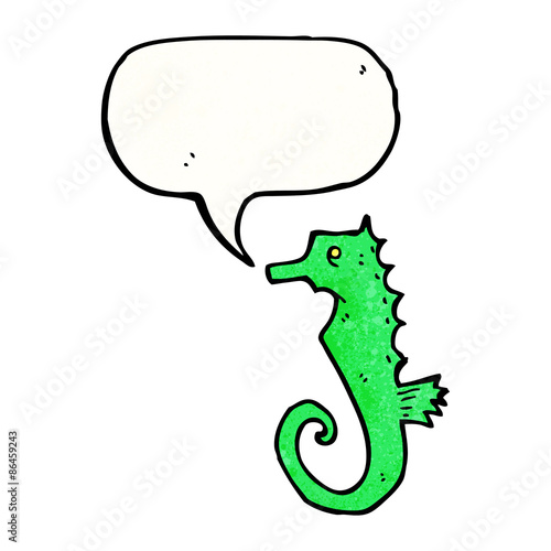 cartoon seahorse