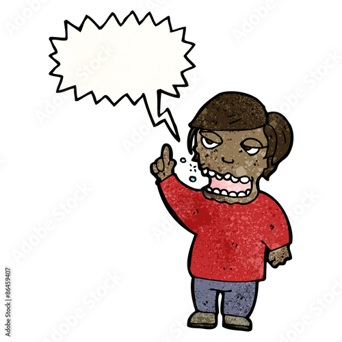 belching man cartoon