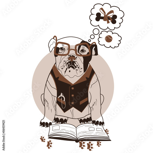 smart bulldog